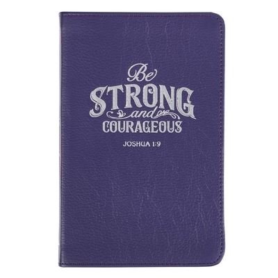 Cover for Christian Art Gifts Inc · Leather Journal Be Strong Joshua 1 (Book) (2021)