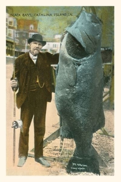 Cover for Found Image Press · Vintage Journal Giant Black Bass, Catalina Island (Book) (2022)