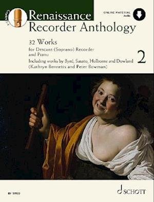 Cover for Kathryn Bennetts · Renaissance Recorder Anthology: 32 Pieces for Soprano (Descant) Recorder and Piano - Schott Anthology Series (Sheet music) (2022)