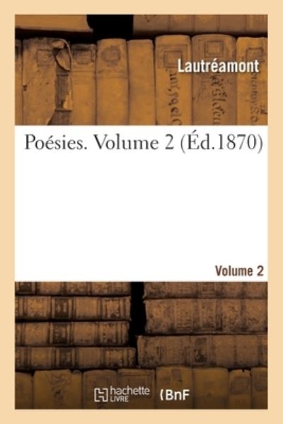 Cover for Lautréamont · Poesies. Volume 2 (Paperback Book) (2020)