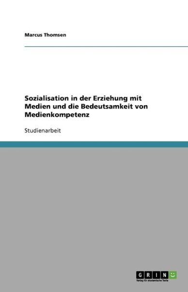 Cover for Thomsen · Sozialisation in der Erziehung (Book) [German edition] (2013)