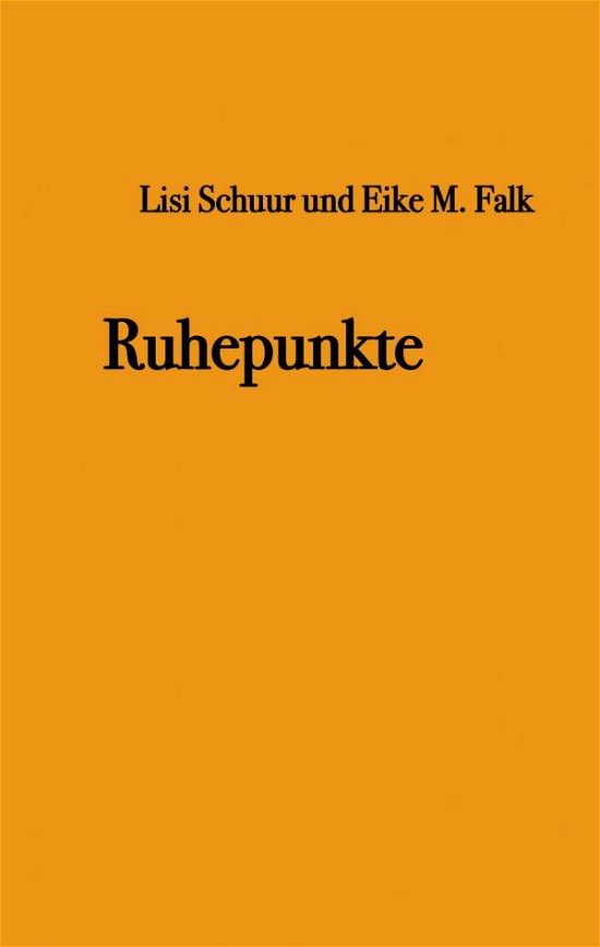 Cover for Falk · Ruhepunkte (Buch)