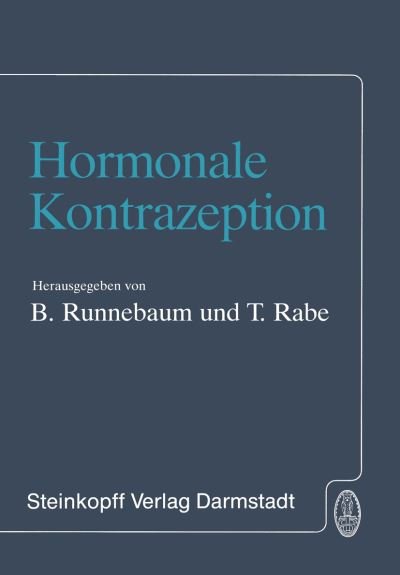 Cover for B Runnebaum · Hormonale Kontrazeption (Paperback Bog) (1985)