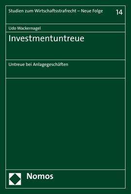 Cover for Wackernagel · Investmentuntreue (Book) (2019)