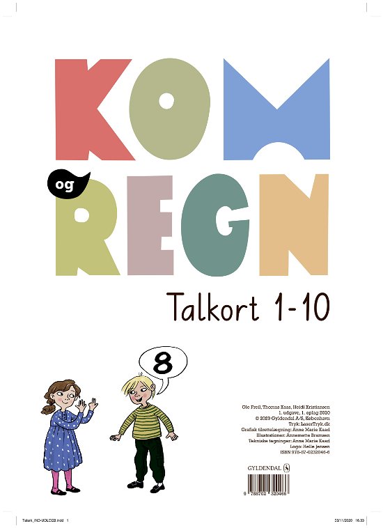Cover for Thomas Kaas; Ole Freil; Heidi Kristiansen · Kom og regn: Kom og regn. Talkort (MISC) [1º edição] (2020)
