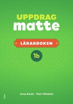 Cover for Mats Wänblad · Uppdrag Matte: Uppdrag Matte 1B Lärarbok (Spiralbog) (2018)