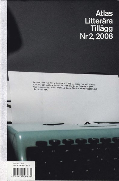 Atlas litterära tillägg. Nr 2 - Åsa Larsson - Böcker - Bokförlaget Atlas - 9789173893466 - 4 december 2008
