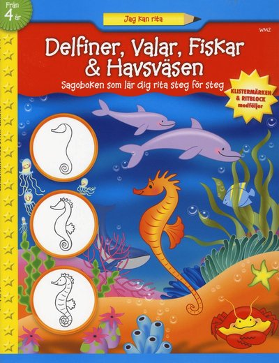 Cover for Jenna Winterberg · Jag kan rita: Delfiner, valar, fiskar &amp; havsväsen (Book) (2009)