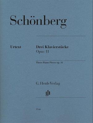 Cover for Arnold Schonberg · Three Piano Pieces op. 11 (Paperback Book) (2022)