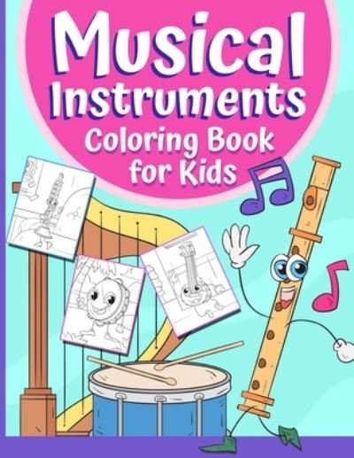 Cover for Nlts Publishing · Musical Instruments Coloring Book for Kids (Paperback Bog) (2020)