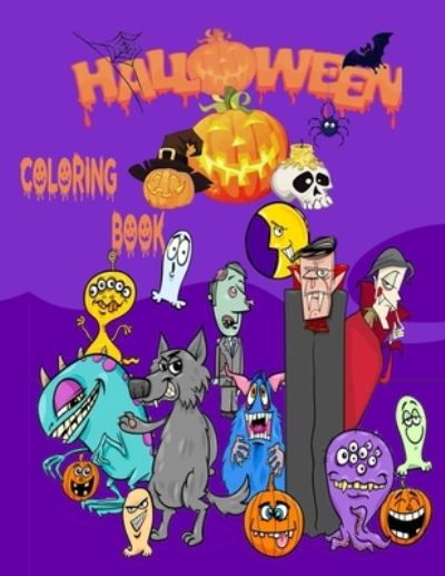 Cover for Wow Design Publications · Halloween Coloring Book (Paperback Book) (2020)