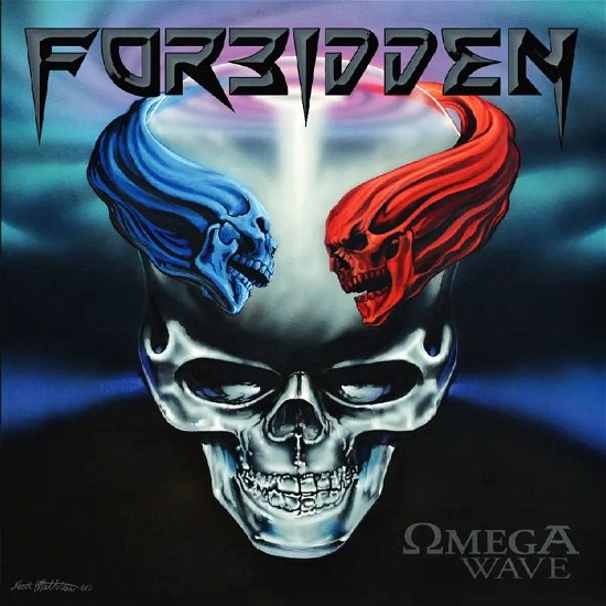 Cover for Forbidden · Omega Wave (LP) [RSD 2024 Red &amp; Blue Splatter on Clear Vinyl edition] (2024)