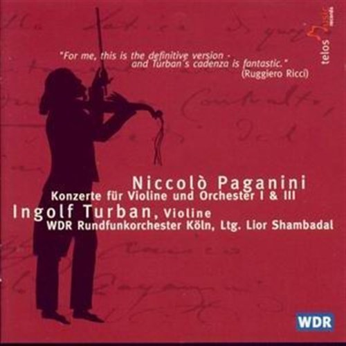 Konzerte Fur Violine Und Orchester 1 & 2 - Paganini / Turban / Wdr Rundfunkorchester - Musique - PRF - 0881488000467 - 27 juillet 2010