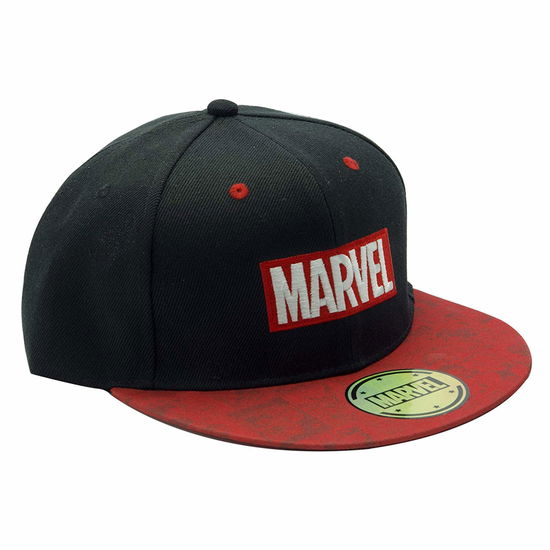 Marvel - Cap - Snapback - Noir & Rouge - Logo - Abysee Corp - Gadżety -  - 3665361012467 - 2 września 2019