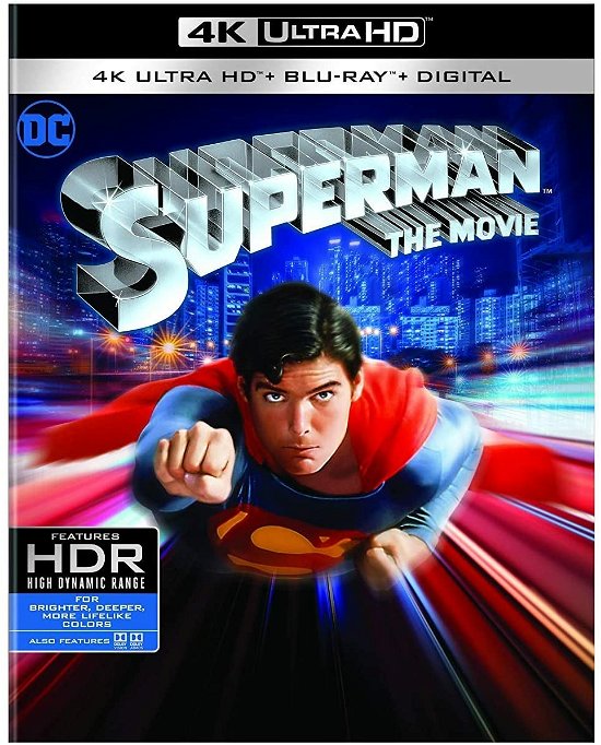 Cover for Superman The Movie (4K UHD + Blu-ray) (2018)