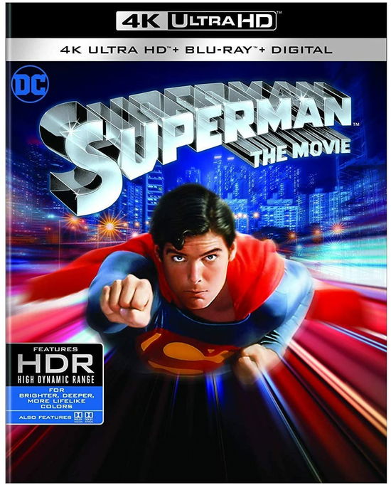 Cover for Superman The Movie (4K UHD + Blu-ray) (2018)