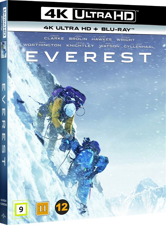 Everest (Uhd+bd) Uhd -  - Elokuva -  - 5053083092467 - torstai 13. lokakuuta 2016