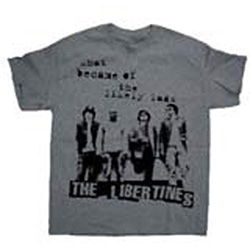 The Libertines Unisex T-Shirt: Likely Lads (Puff Print) - Libertines - The - Merchandise - Global - Apparel - 5055295398467 - 