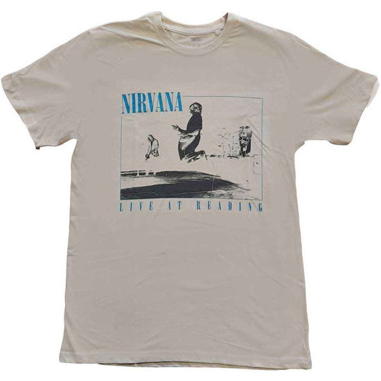 Nirvana Unisex T-Shirt: Live at Reading - Nirvana - Fanituote -  - 5056561032467 - 