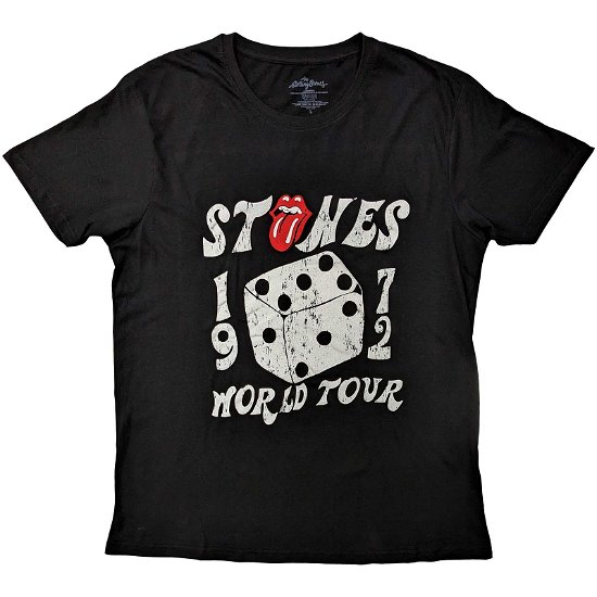Cover for The Rolling Stones · The Rolling Stones Unisex T-Shirt: Dice Tour '72 (T-shirt) [size S]