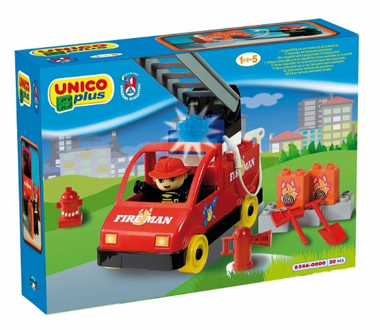 Cover for Androni: Unico Plus · Androni: Unico Plus - Costruzioni 2-5 Anni - Camion Pompiere 20 Pz (made In Italy) (Toys)