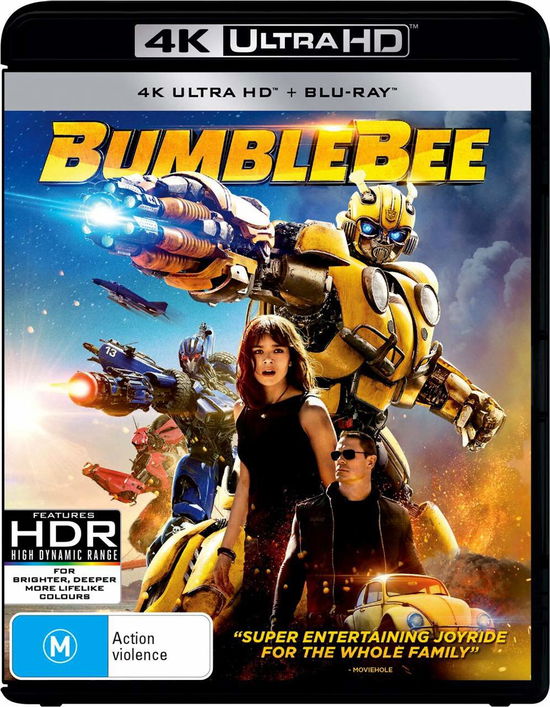 Cover for Hailee, Jr., Jorge Lendeborg, Cena, John, Drucker, Jason, Adlon, Pame Steinfeld · Bumblebee (4K Ultra HD) (2019)