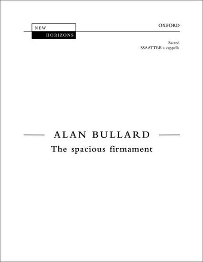 The spacious firmament - New Horizons -  - Books - Oxford University Press - 9780193369467 - September 8, 2024