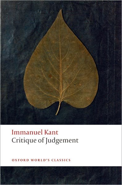 Cover for Immanuel Kant · Critique of Judgement - Oxford World's Classics (Pocketbok) (2008)