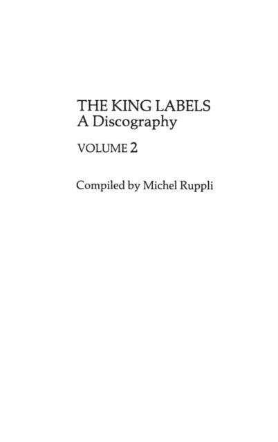 Cover for Michel Ruppli · King Labels V2 (Hardcover Book) (1985)