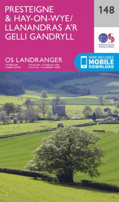 Cover for Ordnance Survey · Presteigne &amp; Hay-on-Wye / Llanandras A'r Gelli Gandryll - OS Landranger Map (Map) [February 2016 edition] (2016)