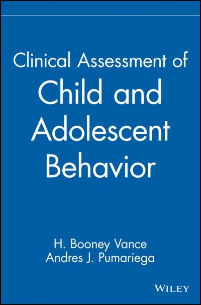 Cover for HB Vance · Clinical Assessment of Child and Adolescent Behavior (Hardcover Book) (2001)