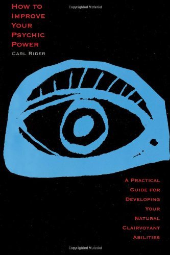 Cover for Carol Rider · How to Improve Psychic Power (Paperback Book) (1994)