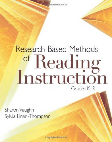 Cover for Sharon Vaughn · Research-Based Methods of Reading Instruction, Grades K-3 (Paperback Book) [7.2.2004 edition] (2004)