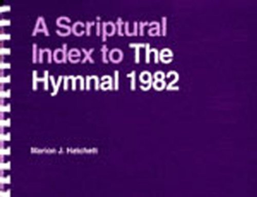 Cover for Church Publishing · A Scriptural Index to the Hymnal 1982 (Spiral Book) (1988)