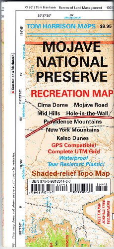 Cover for Tom Harrison · Mojave National Preserve Recreation Map (Tom Harrison Maps) (Map) (2012)