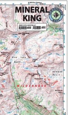 Cover for Tom Harrison · Mineral King Trail Map (Loose-leaf) (2014)