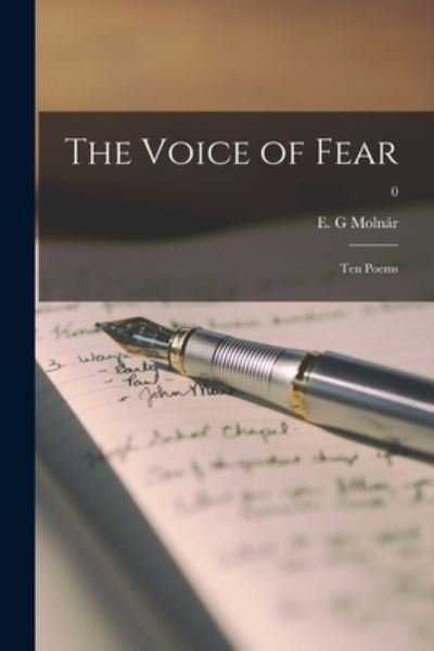 Cover for E G Molna?r · The Voice of Fear (Paperback Book) (2021)