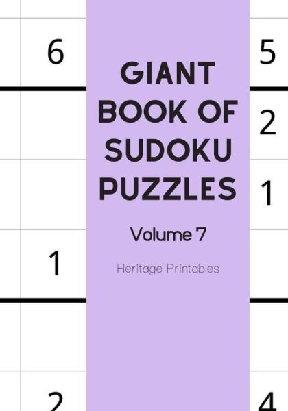 Cover for Heritage Printables · Giant Book of Sudoku Puzzles Volume 7 (Taschenbuch) (2019)