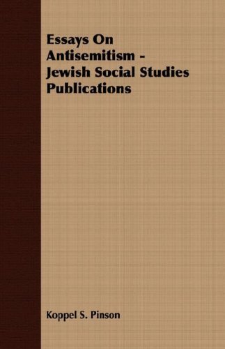 Cover for Koppel S. Pinson · Essays on Antisemitism - Jewish Social Studies Publications (Paperback Bog) (2007)