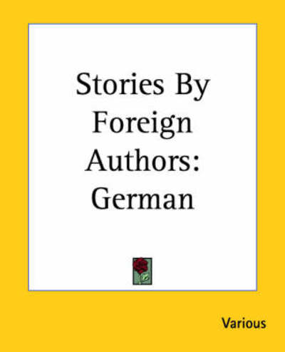 Cover for Stories by Foreign Authors: German (Pocketbok) (2004)