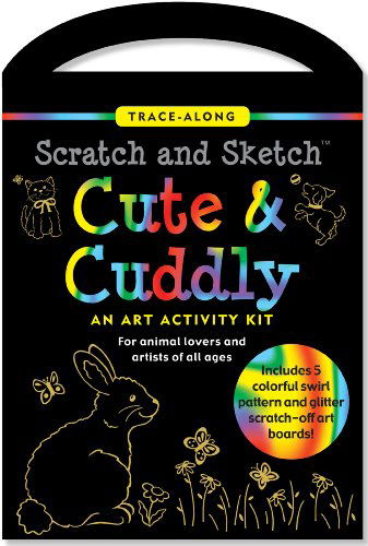 Cover for Peter Pauper Press Inc. · Cute &amp; Cuddly Scratch and Sketch Trace-along Kit (Drawing Kit) (Hardcover Book) [Box Nov Pc edition] (2013)