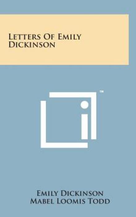 Cover for Emily Dickinson · Letters of Emily Dickinson (Hardcover Book) (2014)