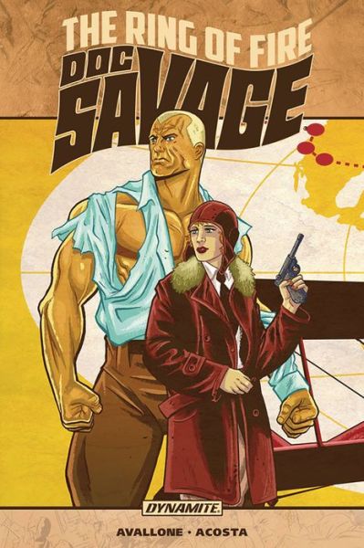 Cover for David Avallone · Doc Savage: The Ring of Fire (Paperback Book) (2017)