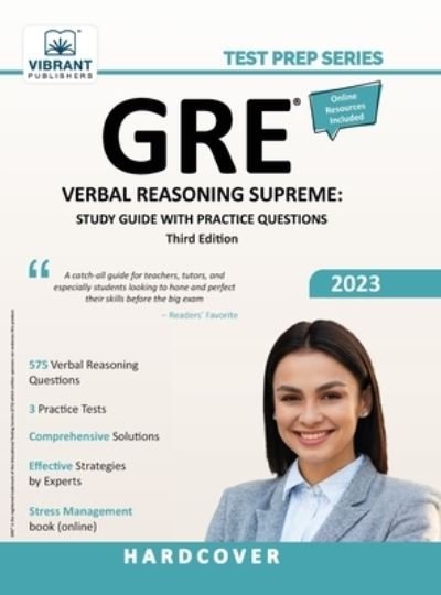 Cover for Vibrant Publishers · GRE Verbal Reasoning Supreme (Book) (2022)