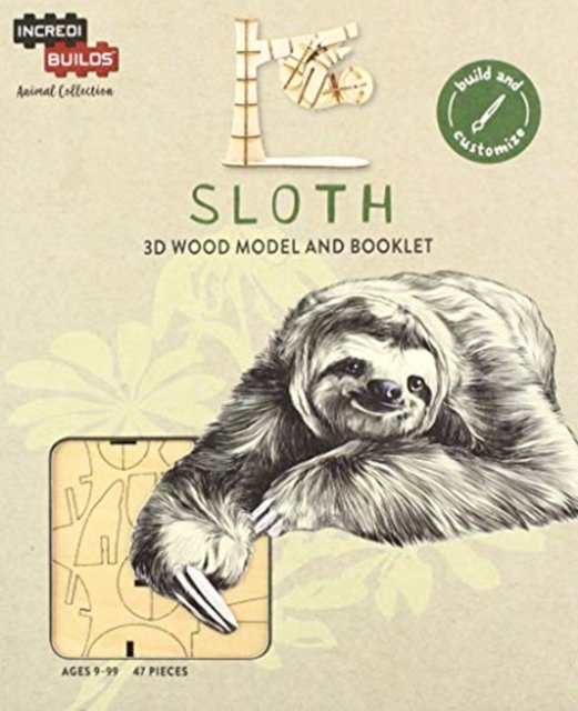 IncrediBuilds Animal Collection: Sloth - Incredibuilds - Insight Editions - Books - Insight Editions - 9781682981467 - March 1, 2019