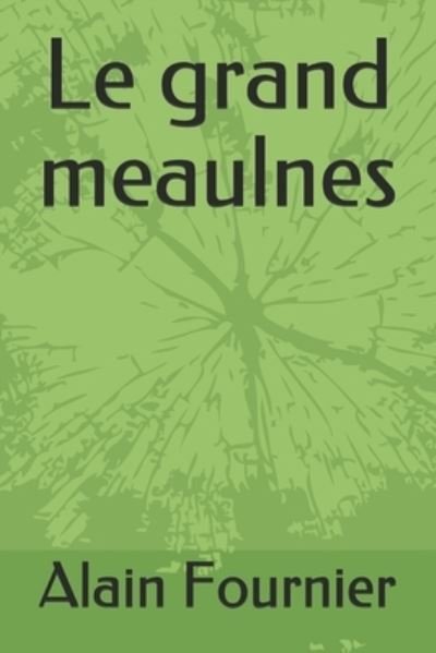 Cover for Alain Fournier · Le grand meaulnes (Paperback Book) (2019)