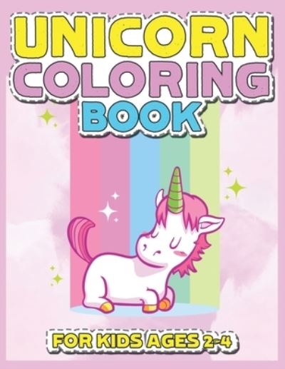 Cover for Jayce Carter · Unicorn Coloring Book for Kids Ages 2-4 (Paperback Book) (2019)