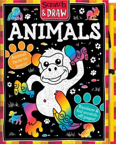 Cover for Oakley Graham · Scratch and Draw Animals (Hardcover bog) (2021)
