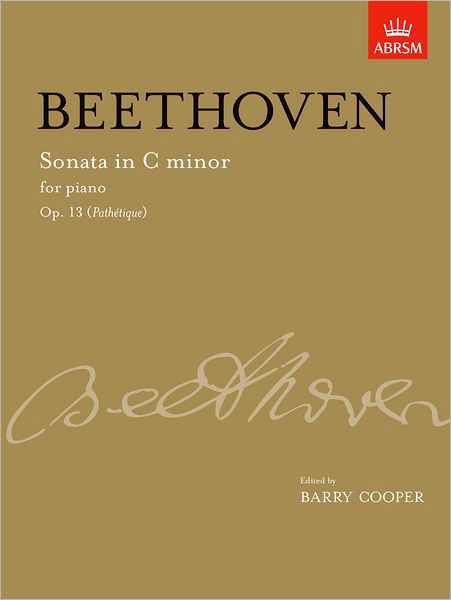 Cover for Beethoven · Sonata in C minor, Op. 13 (Pathetique): from Vol. I - Signature Series (ABRSM) (Partitur) (2008)