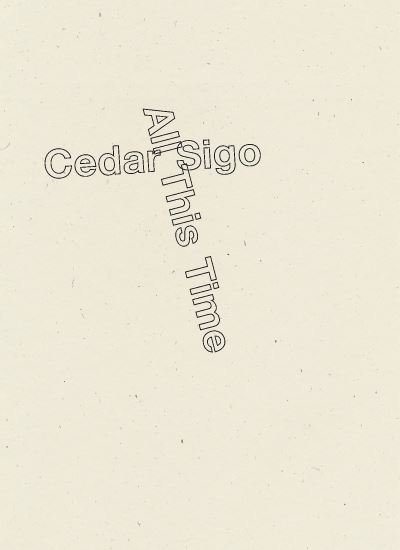 Cover for Cedar Sigo · All This Time (Taschenbuch) (2021)